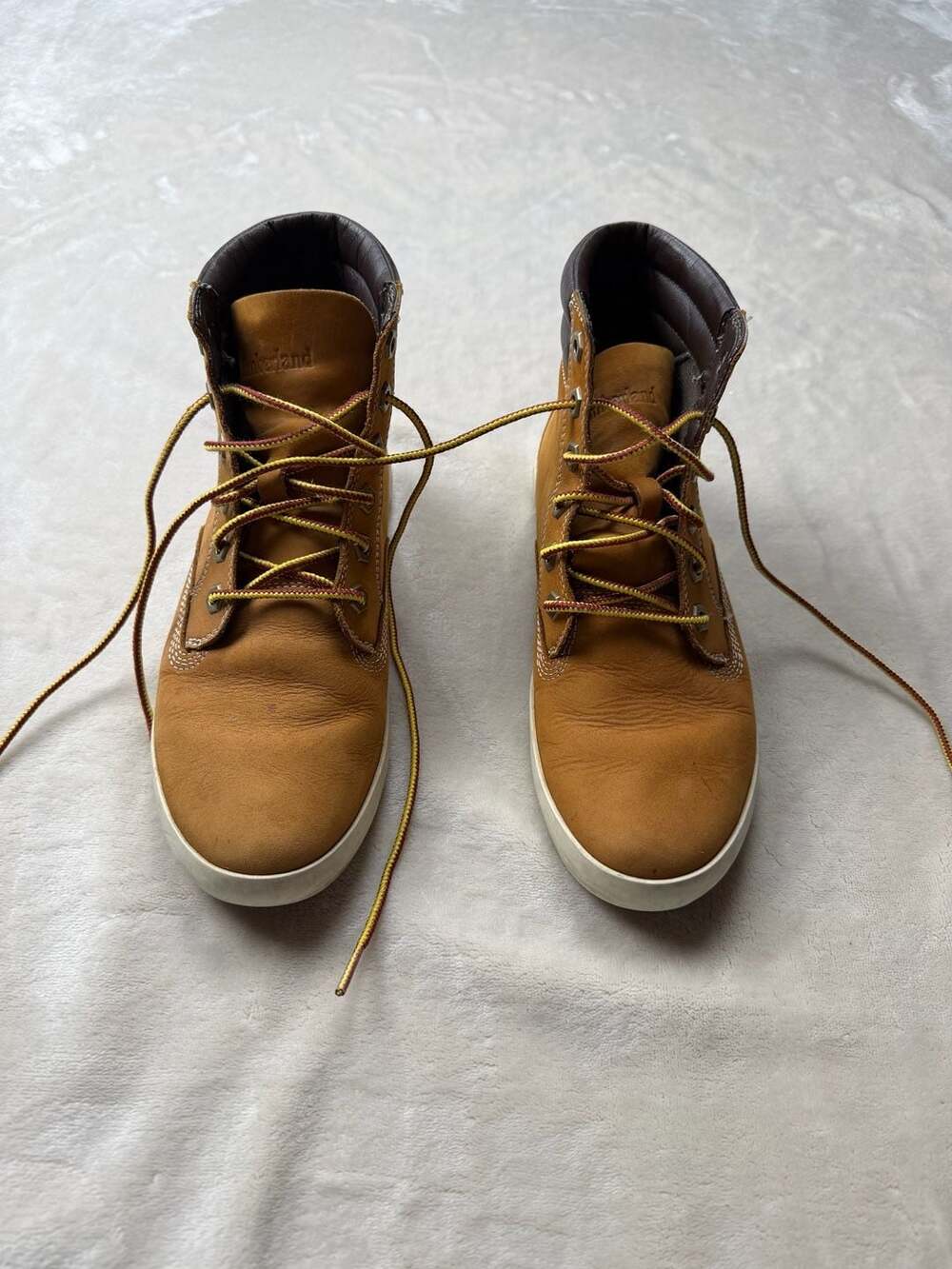 Timberland Dausette Sneaker Boots Size 7 Wheat Brown Nubuck High Top